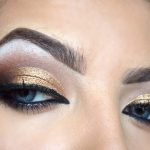 Create A Stylish Look With The Help Of Brown And Gold Makeup